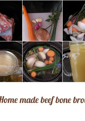 Foto resep Homemade beef bone broth (Kaldu Iga Sapi)