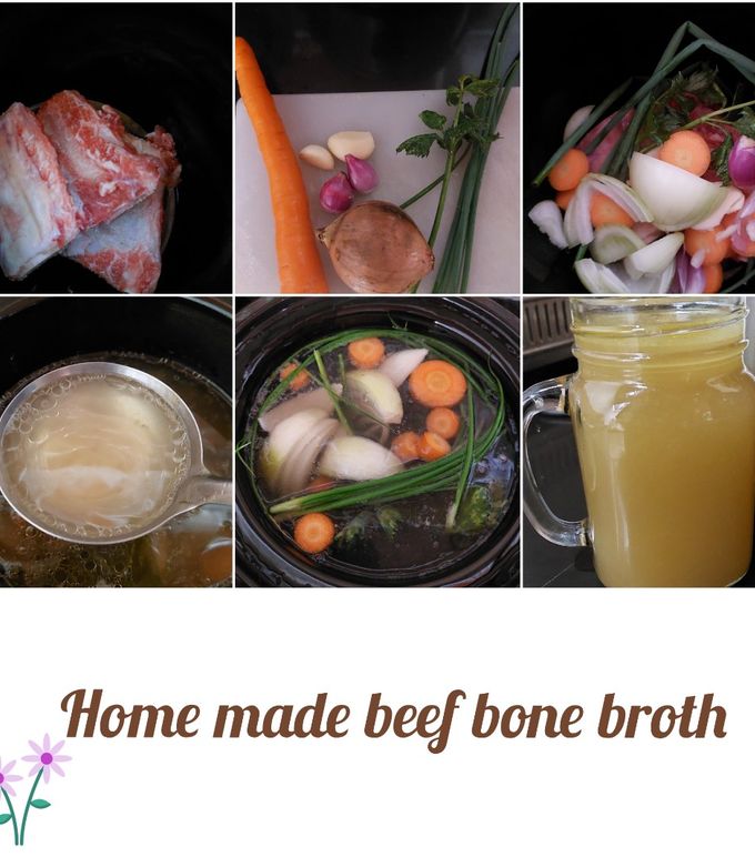 Foto resep Homemade beef bone broth (Kaldu Iga Sapi)