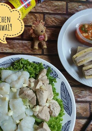 รูปของ ปลาดอลลี่&ไก่ต้ม