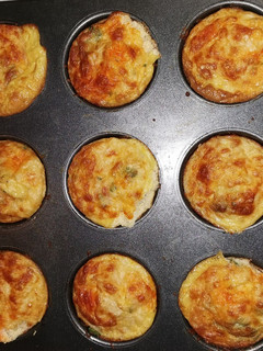 Tojásos muffin recept fotója