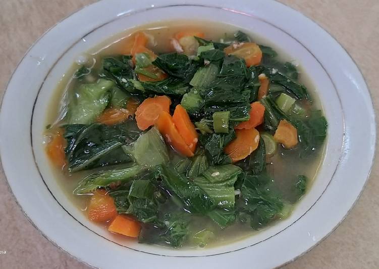 Sayur Pakcoy wortel