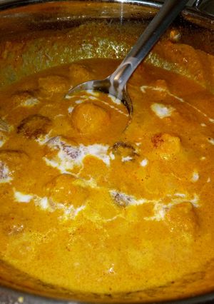 A picture of Malai kofta.