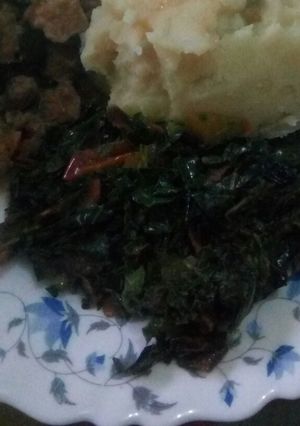 A picture of Fried vegetables.