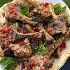 A picture of My ultimate grilled lamb chops.