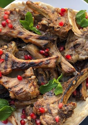 A picture of My ultimate grilled lamb chops.