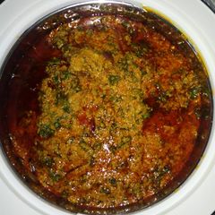 A picture of Egushi soup.