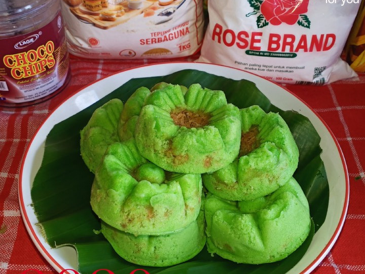 Cara Gampang Membuat Klepon Cake-Kukus, Enak Banget