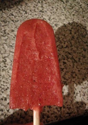 Una foto de Helado de frutas