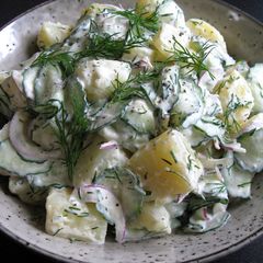 A picture of Potato, Cucumber & Dill Salad.