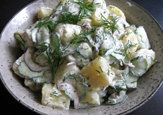 Potato, Cucumber & Dill Salad