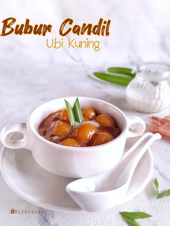 Cara Gampang Membuat Resep Bubur Candil ubi kuning yang Uenak Anti Ribet, Lezat