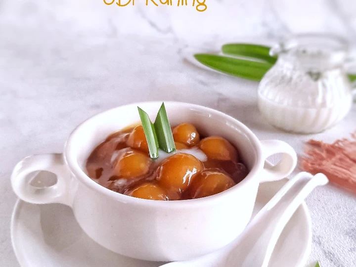 Cara Gampang Membuat Resep Bubur Candil ubi kuning yang Uenak Anti Ribet, Lezat