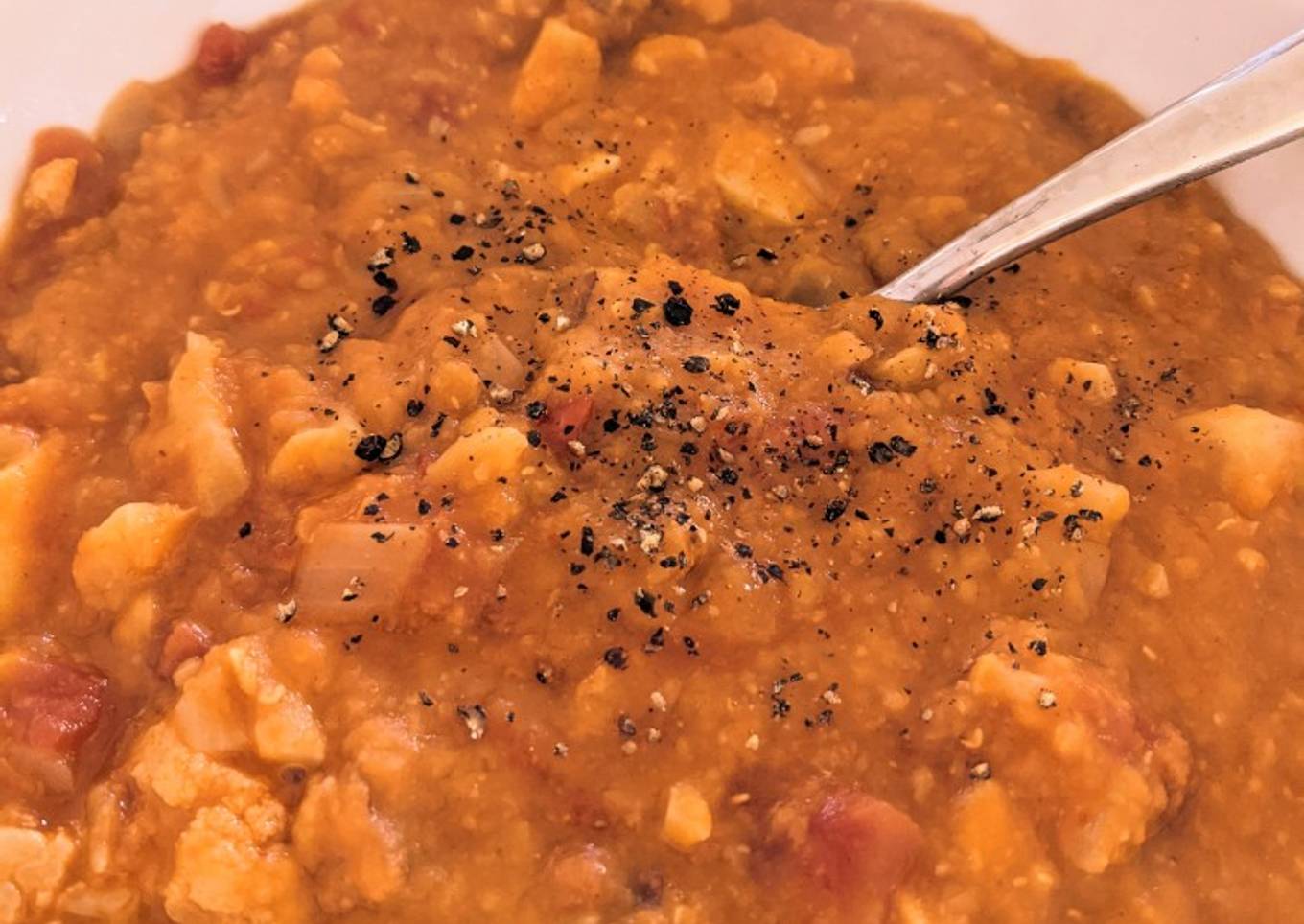 Instant Pot Red Lentil Sweet Potato Stew (V/GF)