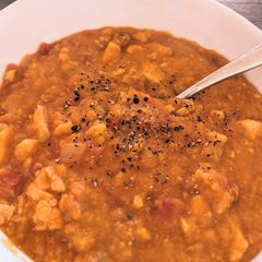 A picture of Instant Pot Red Lentil Sweet Potato Stew (V/GF).