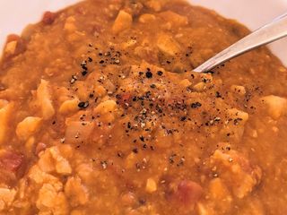 Instant Pot Red Lentil Sweet Potato Stew (V/GF)