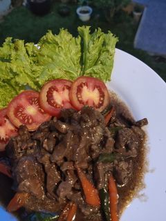 Foto resep Sapi Lada Hitam Saori