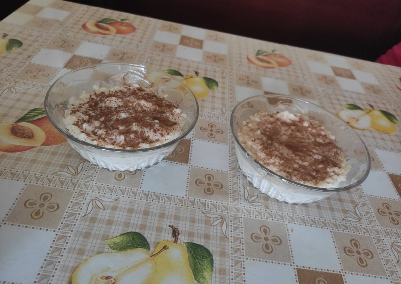 Arroz con leche light (sin lactosa y sin azúcar)