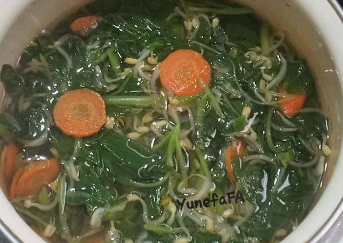 Cara bikin Sayur Bening Bayam ala Ibu Cara bikin Sayur Bening Bayam ala Ibu