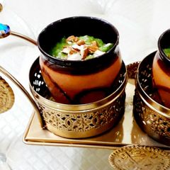 A picture of Peas pudding.