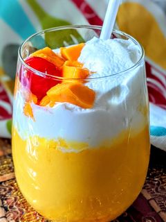 ম্যাংগো মিল্ক শেক (Mango milkshake recipe in Bengali) রেসিপির প্রধান ছবি