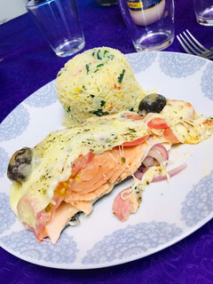 Una foto de Cancato de Salmón