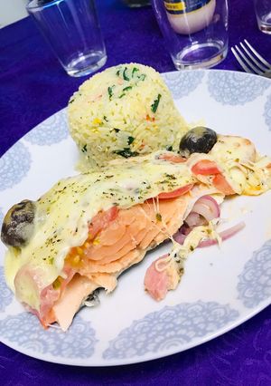 Una foto de Cancato de Salmón