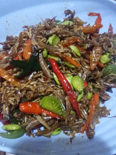 Foto resep Tumis teri pete
