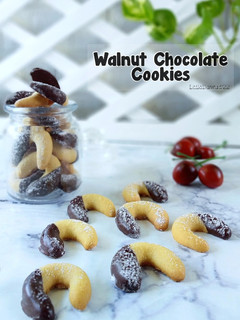 Foto resep Walnut Chocolate Cookies