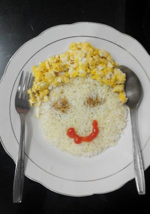 Foto resep Sarapan Keluargaku : Nasi Bahagia