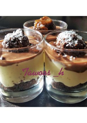 عکسی از دستور دسر شکلاتی