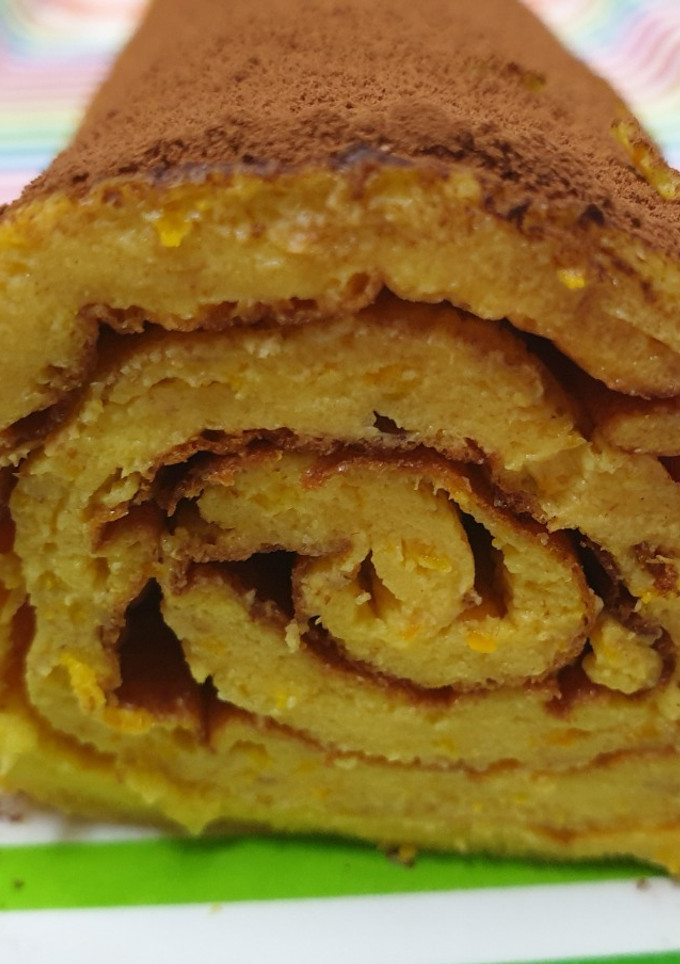 Una foto de Torta de naranja en thermomix
