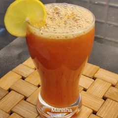 A picture of Orange Grapes Juice 🍹.