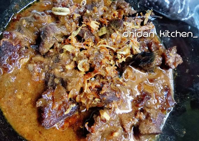 Semur daging kental