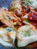 Agñelotis de pollo y verduras