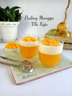 Foto resep Puding Mangga Vla Keju🍮