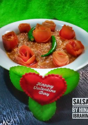 A picture of Homemade Salsa.