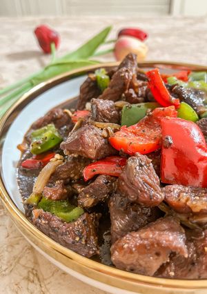 Foto resep Sapi Lada Hitam