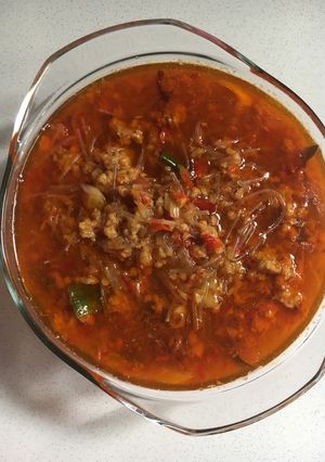 Foto resep Sambel oncom bihun banjir tanpa Mecin