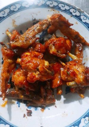 Hình của món Cánh gà chiên nước mắm.