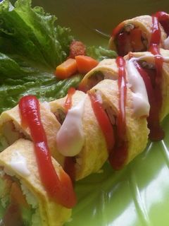 Foto resep Nasi gulung telur ala sushi