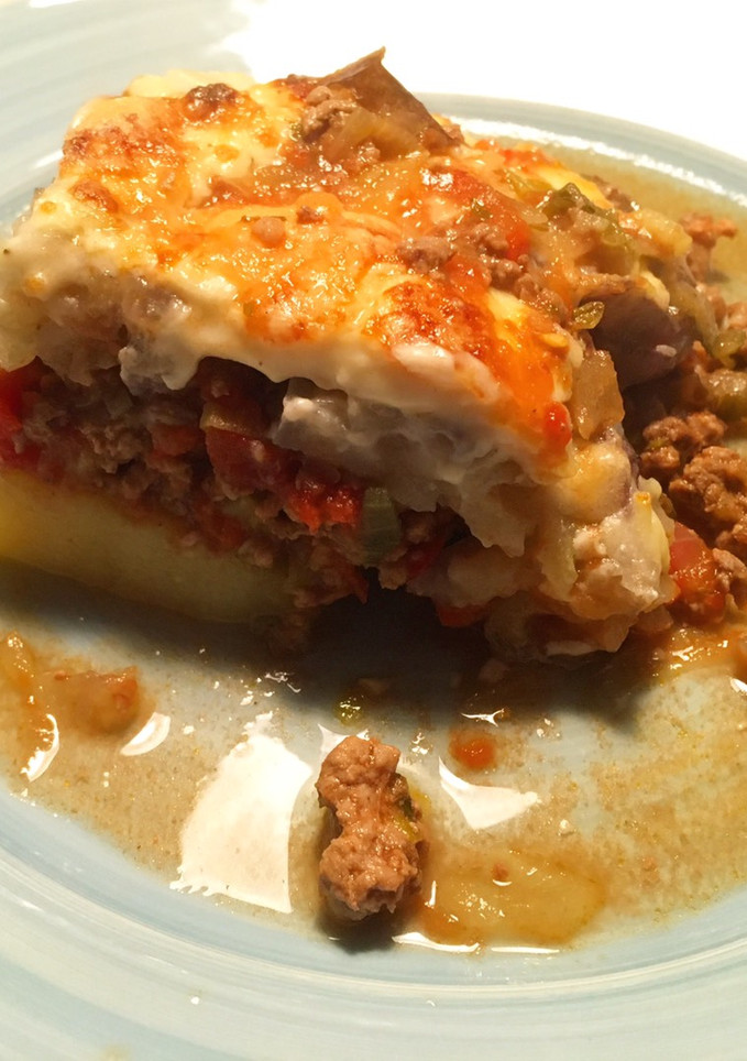 Una foto de Moussaka