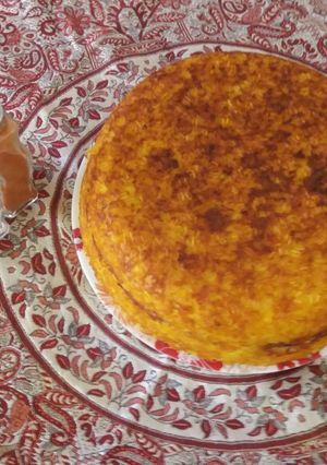 عکسی از دستور ته چین مرغ