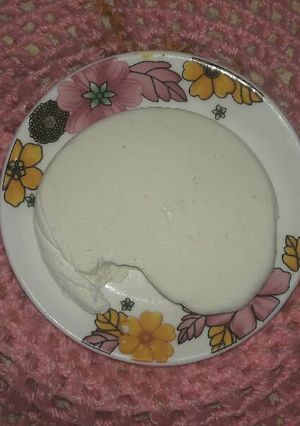 A picture of Home made paneer.