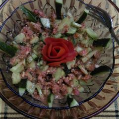 A picture of Heavenly zuchinni Salad.