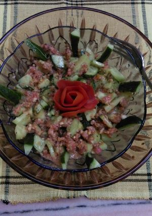 A picture of Heavenly zuchinni Salad.