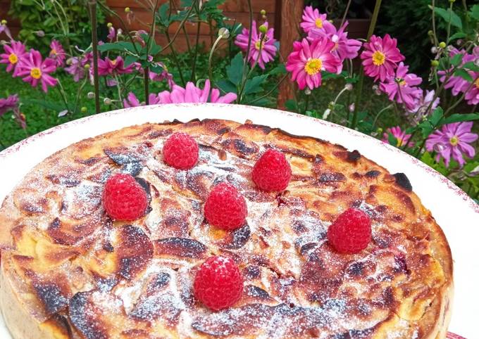 Gâteau invisible framboise cacahuète