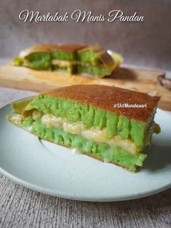 Foto resep Martabak Manis Pandan (Simple Anti Gagal)