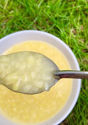 Hình của món Chè đậu xanh bột sắn của mẹ (chè hoa cau).