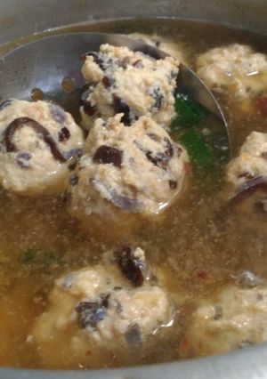 Foto resep Bakso ayam udang jamur kuping