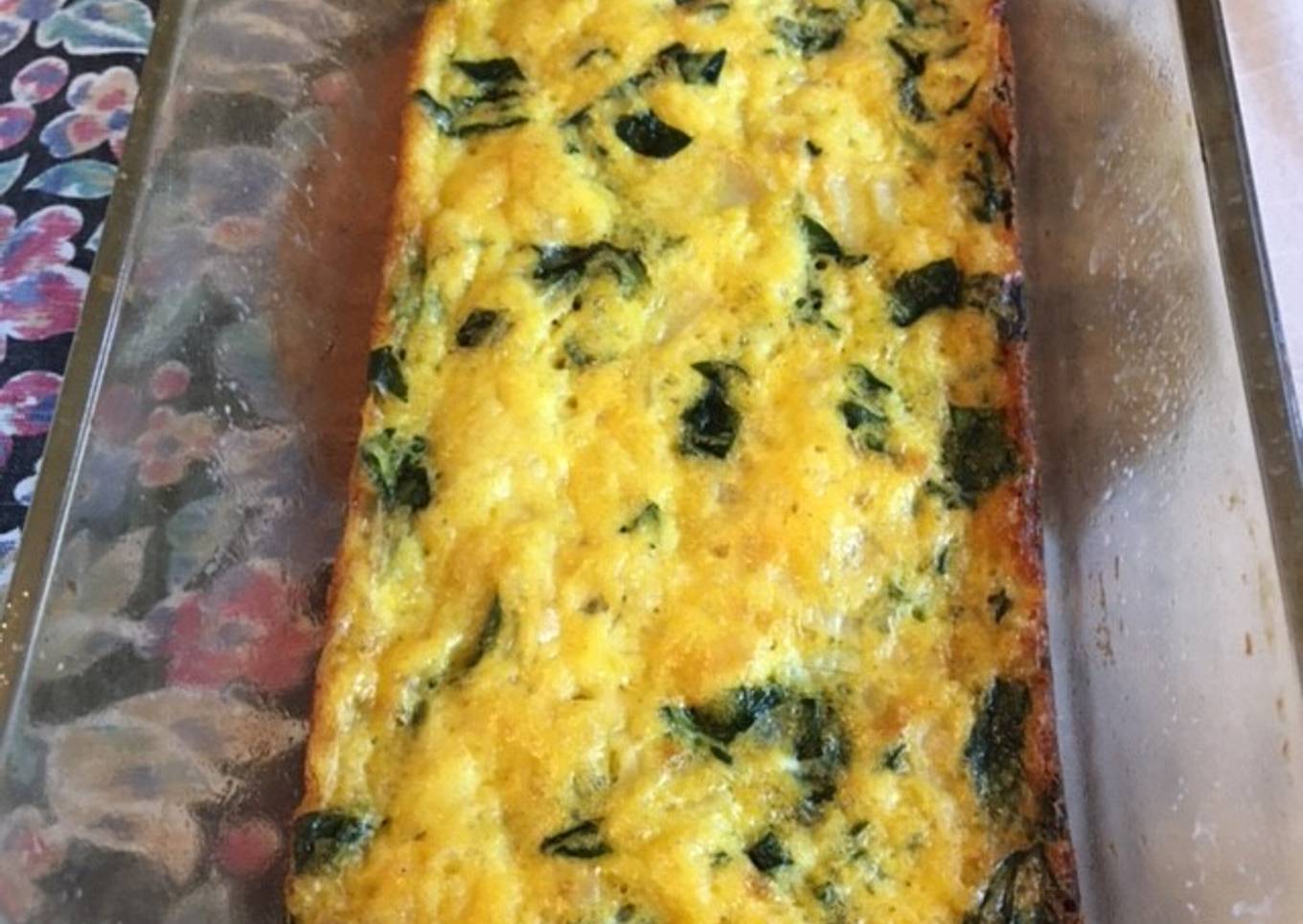 Frittata de acelgas con papas